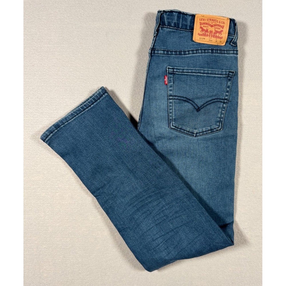 Levi's 511 Slim Fit Jeans - Size 16 Reg - W 28 L 30 - 2014 - Medium Wash